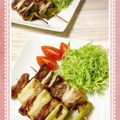 オウジリリノエ's cooksnap of when they made 薄切り肉でクルクル豚のねぎま.