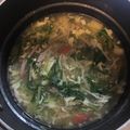 もぐもぐ（＾ν＾）'s cooksnap of when they made 水菜のかきたまスープ.