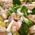 kidsシェフまなみ's cooksnap of when they made オーブンに入れるだけ☆焼き野菜とお肉.