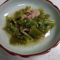 ねこぱん0655's cooksnap of when they made 生わかめとシーチキンの酢の物.