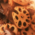 ☆しいたんママ☆'s cooksnap of when they made 蓮根と蒟蒻のピリ辛炒め.