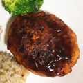 ぴあの＊'s cooksnap of when they made 大豆のお肉のヘルシーハンバーグ.