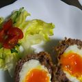 メンダコセバスチャン's cooksnap of when they made 揚げないスコッチエッグ、とろ〜り半熟.