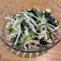 AOARA's cooksnap of when they made もやしとワカメの中華サラダ.