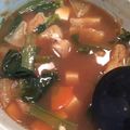 フランクフルトJr's cooksnap of when they made 小松菜の味噌汁♪.