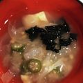 かじゅえる's cooksnap of when they made 豆腐もやしおくらワカメ大根の味噌汁.