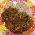 花花里's cooksnap of when they made 炊飯器で牛すじカレー.