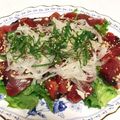tsuki_ko's cooksnap of when they made カツオの和風カルパッチョ。(o^^o)♪.
