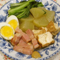 youtapapa's cooksnap of when they made 大根と厚揚げベーコンの味染み煮物.