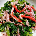 ☆クッキングパンダ☆'s cooksnap of when they made 簡単！つぼみ菜とツナの和え物！.