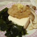 くっくのん's cooksnap of when they made 豆腐とわかめのサラダ♪大根ドレッシングで.
