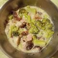 inLondon's cooksnap of when they made ☆キノコとブロッコリーの和風ＭＩＬＫ煮♪.