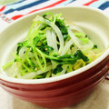 U☆kaoru's cooksnap of when they made モヤシと豆苗のナムル風和え物.