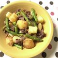 ✼••┈┈••✼'s cooksnap of when they made 牛肉とじゃがいもの炒め煮.