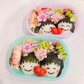 m♡smama's cooksnap of when they made 先生ありがとう弁当♡卒園キャラ弁.