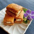 いなばっくす☆'s cooksnap of when they made ノンオイル！あんクリチーの和風スコーン.