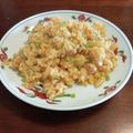 へのへのもへの's cooksnap of when they made パクチー&豆板醤の辛〜ぃチャーハン.