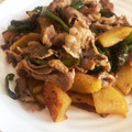 Mizu＊kichi's cooksnap of when they made 簡単☆メイン豚こまとたくあんピーマン炒め.