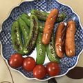 明日の風☆'s cooksnap of when they made ウインナーとスナップエンドウ＊炒め物.