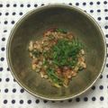 おはなすき's cooksnap of when they made なめこと納豆のネバネバ和え.