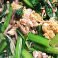 ミルクスイッチ's cooksnap of when they made 小松菜と舞茸の卵炒め.