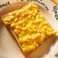 shiroうさ's cooksnap of when they made 朝ごはんに！卵サンドのチーズトースト.