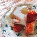 柊＿＿'s cooksnap of when they made 苺の牛乳寒天.