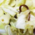 クラウィーＢ＊K's cooksnap of when they made キャベツときゅうりの酢の物.