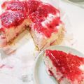 まみりんまま's cooksnap of when they made オーブン不要で苺ムースチーズケーキ.
