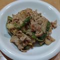 ラリー＆サラ's cooksnap of when they made 豚こま肉の生姜焼き漬け込み.