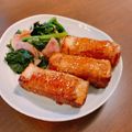 azuki-bar's cooksnap of when they made ボリューミーな節約おかず♪厚揚げの肉巻き.