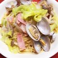 ひかたわ's cooksnap of when they made 春キャベツとアサリのスープパスタ♪.