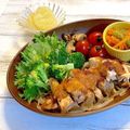 gomapon's cooksnap of when they made 鶏もも肉&もやし～ステーキソースがけ～.