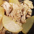 かずのにゃんこ's cooksnap of when they made 豚肉と大根の甘辛煮.