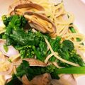 67luna's cooksnap of when they made あさりと菜の花の和風ペペロンチーノ.