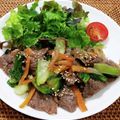 さくらスキップ's cooksnap of when they made 簡単‼牛肉とチンゲン菜の炒め物.