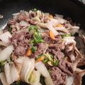 akoreana's cooksnap of when they made 牛肉と白菜のコストコのプルコギ炒め.