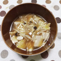 ﾁｲﾁｬﾝﾏﾏ's cooksnap of when they made オイスターソースで☆えのきのかき玉汁.