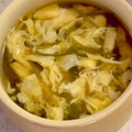 食いしん坊あー's cooksnap of when they made めかぶと卵のふわとろスープ♡.