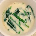 食いしん坊あー's cooksnap of when they made 簡単！ほうれん草の豆乳味噌スープ.