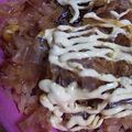 Mow*Mow's cooksnap of when they made お好み焼き？風なﾁｬｰﾊﾝ.