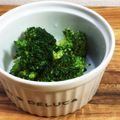horseland's cooksnap of when they made 冷凍ブロッコリーをレンジで温野菜に♡♡.