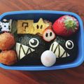 クック3AW1XF☆'s cooksnap of when they made キャラ弁☆マリオのヨッシー&敵キャラ.