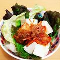 ★ぴよぴよ501★'s cooksnap of when they made ごま香る☆キムチと豆腐のピリ辛サラダ.