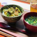 hiro_aya's cooksnap of when they made 穴子の卵とじ丼.