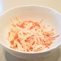 イエローバード's cooksnap of when they made 話題入り♪超簡単☆かにかまの裂き方.