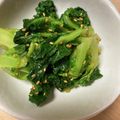 mi0yo4's cooksnap of when they made ごま油香る♪プチヴェールのごま和え.