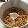 kikamata's cooksnap of when they made 簡単うま♡チキンラーメンにカマンベール.