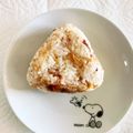 スーパーリンクス's cooksnap of when they made なめ茸・柚子胡椒・おかかでおにぎりฺ♬.