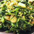 emi2yan's cooksnap of when they made 海老と菜の花の塩麹炒め.